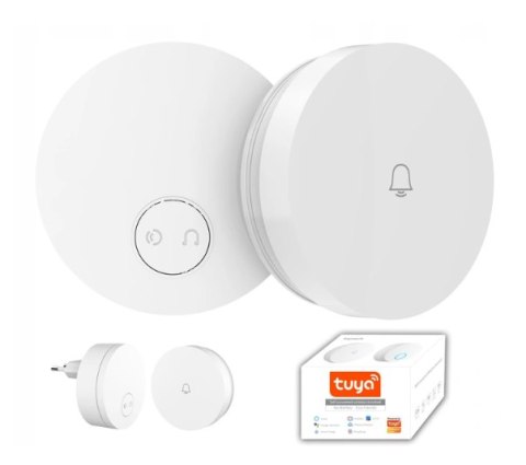 Dzwonek bezprzewodowy Linptech G6LW Wi-Fi Tuya bezbateryjny Dzwonek bezprzewodowy Linptech G6LW Wi-Fi Tuya bezbateryjny