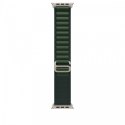 Opaska Alpine w kolorze ciemnozielonym do koperty 49 mm - rozmiar L - elementy z tytanu w kolorze naturalnym Opaska Alpine w kolorze ciemnozielonym do koperty 49 mm - rozmiar L - elementy z tytanu w kolorze naturalnym