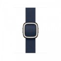 Pasek w kolorze głębinowego błękitu z klamrą nowoczesną do koperty 42 mm - rozmiar M Pasek w kolorze głębinowego błękitu z klamrą nowoczesną do koperty 42 mm - rozmiar M