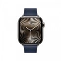 Pasek w kolorze głębinowego błękitu z klamrą nowoczesną do koperty 42 mm - rozmiar M Pasek w kolorze głębinowego błękitu z klamrą nowoczesną do koperty 42 mm - rozmiar M