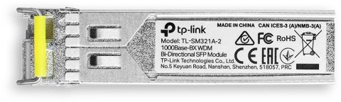 MODUŁ SFP WDM TP-LINK TL-SM321A-2 dwukierunkowy 1000Base-BX MODUŁ SFP WDM TP-LINK TL-SM321A-2 dwukierunkowy 1000Base-BX