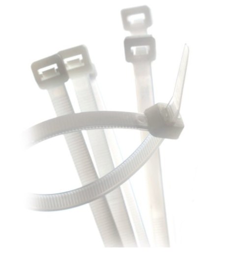 Opaska zaciskowa BIAŁA 250x3,6 GT-250IC (100szt.) Opaska zaciskowa BIAŁA 250x3,6 GT-250IC (100szt.)