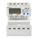 Trójfazowy elektroniczny licznik | miernik zużycia energii na szynę DIN | 400V | LCD | Wi-Fi Trójfazowy elektroniczny licznik | miernik zużycia energii na szynę DIN | 400V | LCD | Wi-Fi