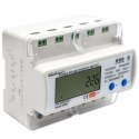 Trójfazowy elektroniczny licznik | miernik zużycia energii na szynę DIN | 400V | LCD | Wi-Fi Trójfazowy elektroniczny licznik | miernik zużycia energii na szynę DIN | 400V | LCD | Wi-Fi