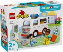 Klocki DUPLO 10447 Karetka z kierowcą Klocki DUPLO 10447 Karetka z kierowcą