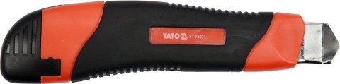 Nożyk z łamanym ostrzem 18x0,5 YATO YT-75071 Nożyk z łamanym ostrzem 18x0,5 YATO YT-75071