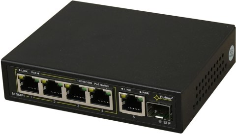 Switch 6-portowy PULSAR SFG64F1 do 4 kamer IP Switch 6-portowy PULSAR SFG64F1 do 4 kamer IP