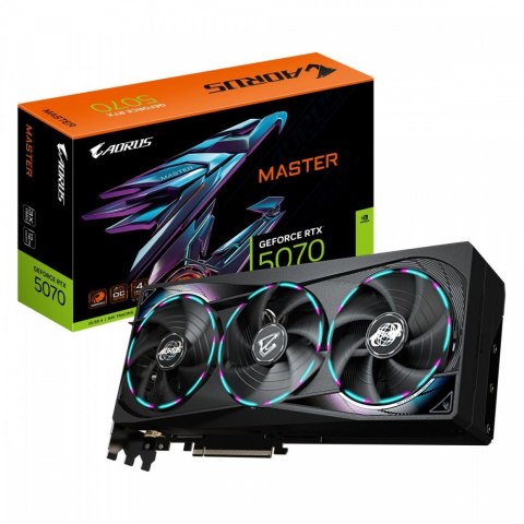 Karta graficzna GeForce RTX 5070 AORUS MASTER 12GB GDDR7 192bit HDMI/3DP Karta graficzna GeForce RTX 5070 AORUS MASTER 12GB GDDR7 192bit HDMI/3DP