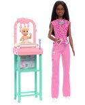 Lalka Barbie Lekarz Pediatra ciemne włosy Lalka Barbie Lekarz Pediatra ciemne włosy