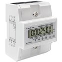 Trójfazowy elektroniczny licznik | miernik zużycia energii na szynę DIN | 400V | 100A | LCD | 4P Trójfazowy elektroniczny licznik | miernik zużycia energii na szynę DIN | 400V | 100A | LCD | 4P