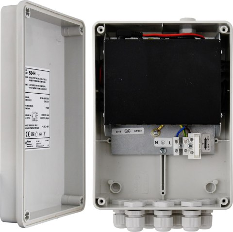 Switch 6-portowy S64H z zasilaczem do 4 kamer IP w obudowie hermetycznej Switch 6-portowy S64H z zasilaczem do 4 kamer IP w obudowie hermetycznej