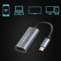 Adapter aluminiowa przejściówka USB-C na HDMI 4K | 60Hz | 32AWG Adapter aluminiowa przejściówka USB-C na HDMI 4K | 60Hz | 32AWG