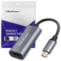 Adapter aluminiowa przejściówka USB-C na HDMI 4K | 60Hz | 32AWG Adapter aluminiowa przejściówka USB-C na HDMI 4K | 60Hz | 32AWG