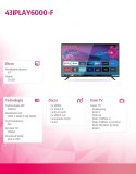 Telewizor 43 cale LED 43IPLAY6000-F Telewizor 43 cale LED 43IPLAY6000-F