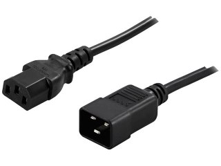 PRZEDŁUŻACZ KABLA ZASILAJĄCEGO IEC 320 C13 / C20 1,8M Lanberg