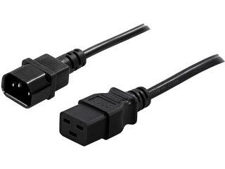 PRZEDŁUŻACZ KABLA ZASILAJĄCEGO IEC 320 C14 / C19 1,8M Lanberg