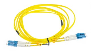PATCHCORD ŚWIATŁOWODOWY SM 2M DUPLEX 9/125, LC/UPC-LC/UPC