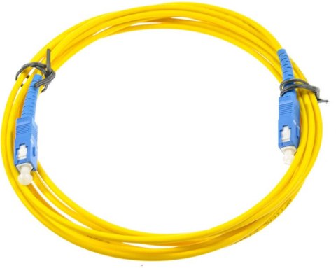 PATCHCORD ŚWIATŁOWODOWY SM SC/UPC-SC/UPC SIMPLEX 3m PATCHCORD ŚWIATŁOWODOWY SM SC/UPC-SC/UPC SIMPLEX 3m