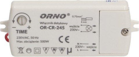 WŁĄCZNIK-WYŁĄCZNIK DOTYKOWY ORNO OR-CR-245 INDUKCJA DO LED WŁĄCZNIK-WYŁĄCZNIK DOTYKOWY ORNO OR-CR-245 INDUKCJA DO LED