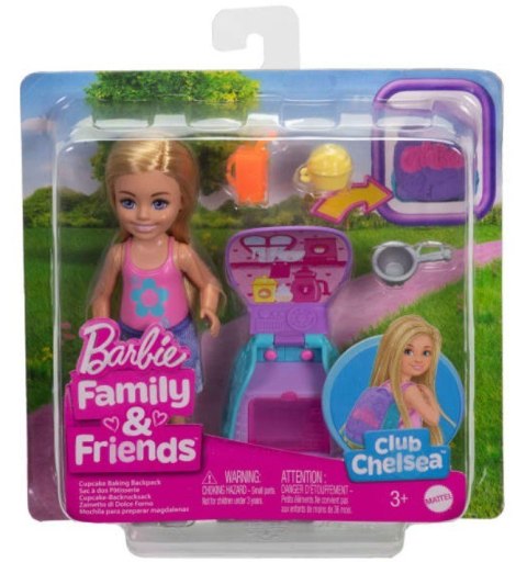 Lalka Barbie Chelsea Plecak z kotkiem Lalka Barbie Chelsea Plecak z kotkiem