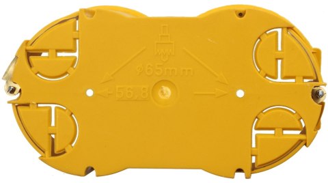 PUSZKA PODTYNKOWA PODWÓJNA 4 MOD M45 PUSZKA PODTYNKOWA PODWÓJNA 4 MOD M45