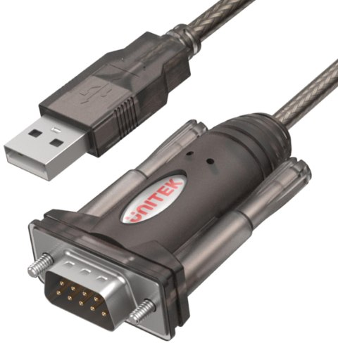 Adapter Unitek Y-105 przejściówka USB na RS-232 Adapter Unitek Y-105 przejściówka USB na RS-232