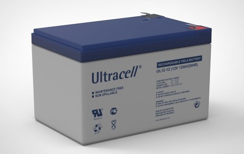 Akumulator AGM ULTRACELL UL 12V 12Ah Akumulator AGM ULTRACELL UL 12V 12Ah