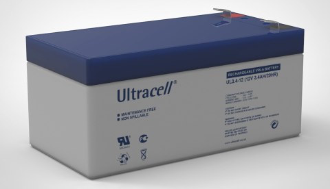 Akumulator AGM ULTRACELL UL 12V 3.4Ah Akumulator AGM ULTRACELL UL 12V 3.4Ah