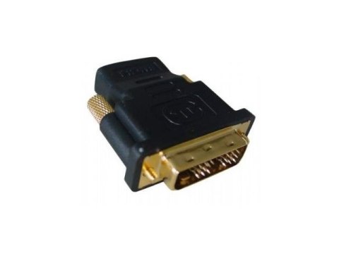 Adapter HDMI(F)->DVI(M) pozłacane końcówki Adapter HDMI(F)->DVI(M) pozłacane końcówki