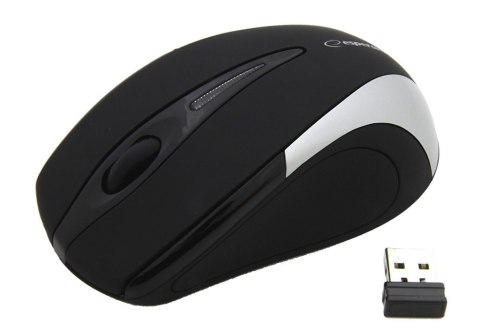 Bezprzewodowa Mysz optyczna EM101S USB, 2,4 GHz, NANO odbiornik Bezprzewodowa Mysz optyczna EM101S USB, 2,4 GHz, NANO odbiornik
