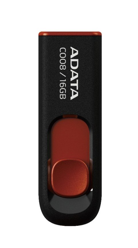 Pendrive DashDrive Classic C008 16GB USB2.0 czarno-czerwony Pendrive DashDrive Classic C008 16GB USB2.0 czarno-czerwony