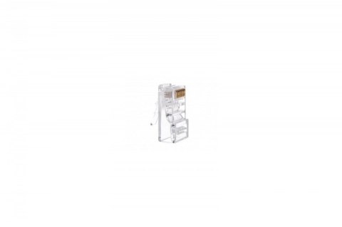 Wtyk RJ45 kat.5e uniwersalny drut/linka 8P8C 100szt Wtyk RJ45 kat.5e uniwersalny drut/linka 8P8C 100szt