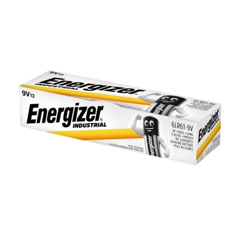 Bateria Industrial alkaliczna 9V 6LR61 12 szt. Bulk Bateria Industrial alkaliczna 9V 6LR61 12 szt. Bulk