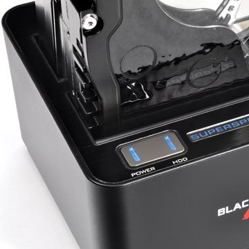 Stacja dokująca - BlacX Duet 5G 2,5"/3,5" HDD USB 3.0, czarna Stacja dokująca - BlacX Duet 5G 2,5"/3,5" HDD USB 3.0, czarna