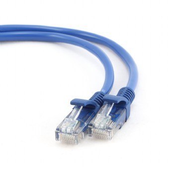 Patch cord kat.5e osłonka zalewana 0.25M niebieski Patch cord kat.5e osłonka zalewana 0.25M niebieski