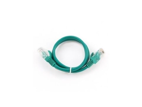 Patch cord kat.5e osłonka zalewana 0.25M zielony Patch cord kat.5e osłonka zalewana 0.25M zielony