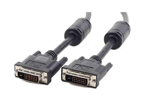Kabel DVI-D(M)/DVI-D(M)(24+1) Dual Link Ferryt 1.8M Czarny Kabel DVI-D(M)/DVI-D(M)(24+1) Dual Link Ferryt 1.8M Czarny