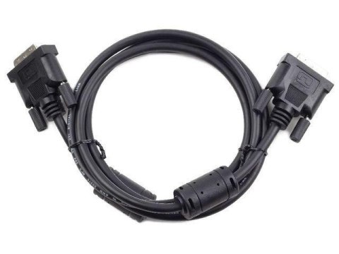 Kabel DVI-D(M)/DVI-D(M)(24+1) Dual Link Ferryt 1.8M Czarny Kabel DVI-D(M)/DVI-D(M)(24+1) Dual Link Ferryt 1.8M Czarny
