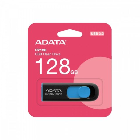 Pendrive UV128 128GB USB 3.2 czarno-niebieski Pendrive UV128 128GB USB 3.2 czarno-niebieski