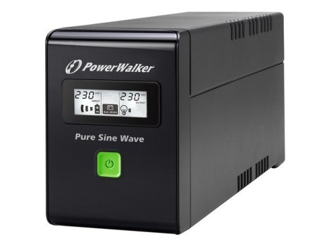 UPS LINE-INTERACTIVE 800VA 2X PL 230V, PURE SINE WAVE, RJ11/45 IN/OUT, USB, LCD UPS LINE-INTERACTIVE 800VA 2X PL 230V, PURE SINE WAVE, RJ11/45 IN/OUT, USB, LCD