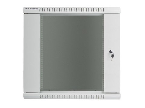 Szafa instalacyjna wisząca 19'' 12U 600X450mm szara (drzwi szklane) Szafa instalacyjna wisząca 19'' 12U 600X450mm szara (drzwi szklane)