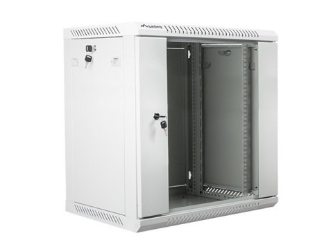 Szafa instalacyjna wisząca 19'' 12U 600X450mm szara (drzwi szklane) Szafa instalacyjna wisząca 19'' 12U 600X450mm szara (drzwi szklane)
