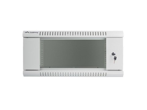 Szafa instalacyjna wisząca 19'' 4U 600X600mm szara (drzwi szklane) Szafa instalacyjna wisząca 19'' 4U 600X600mm szara (drzwi szklane)