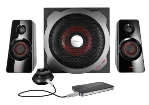 Zestaw głośników 2.1 z subwooferem Gaming GXT 38 Zestaw głośników 2.1 z subwooferem Gaming GXT 38