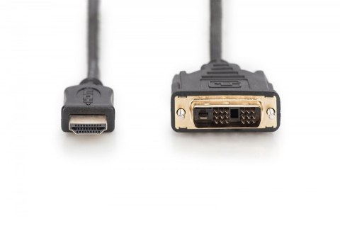 Kabel adapter HDMI Standard 1080p 60Hz FHD Typ HDMI A/DVI-D (18+1) M/M czarny 2m Kabel adapter HDMI Standard 1080p 60Hz FHD Typ HDMI A/DVI-D (18+1) M/M czarny 2m