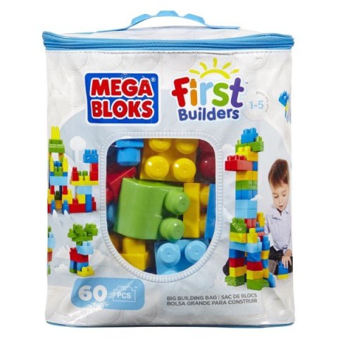 Klocki 60 elementów torba niebieska Klocki 60 elementów torba niebieska