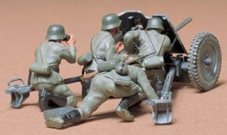 Model plastikowy German 37 mm Anti-tank Gun