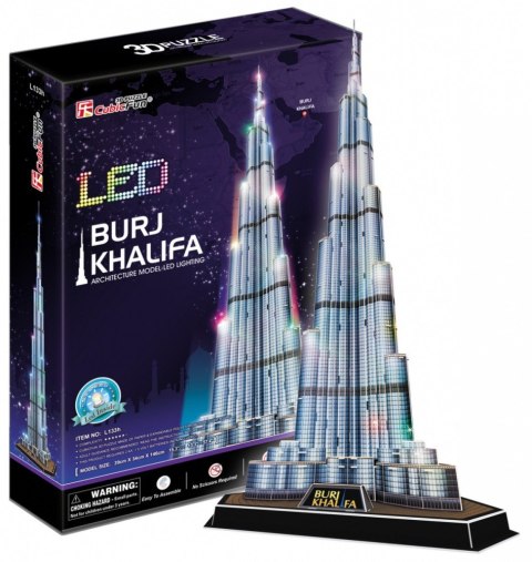 Puzzle 3D Burj Khalifa (Światło) Puzzle 3D Burj Khalifa (Światło)