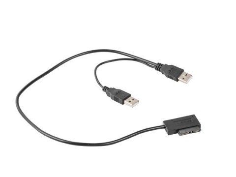 Adapter USB(M)+Power -> SATA Slim SSD (na kablu) Adapter USB(M)+Power -> SATA Slim SSD (na kablu)