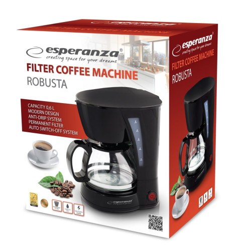 PRZELEWOWY EKSPRES DO KAWY ROBUSTA 0.6L PRZELEWOWY EKSPRES DO KAWY ROBUSTA 0.6L